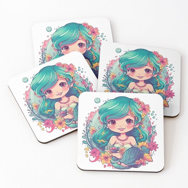 Item preview, Serenely Mermaid Sleeping: Whimsical Oceanic Design designed and sold by DooodleGod.