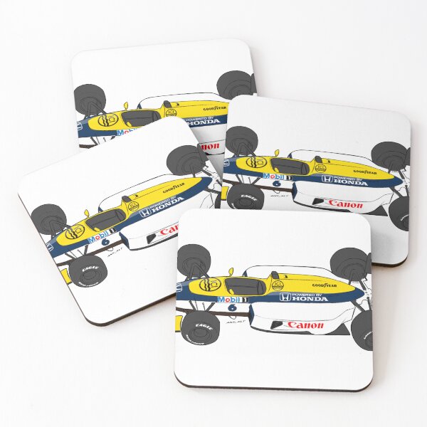 Item preview, Williams Renault FW11 designed and sold by Alt_ Illustrations.