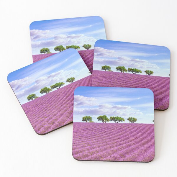 Item preview, Blooming lavender and trees on the top of the hill. Provence, France designed and sold by Stefano Orazzini.