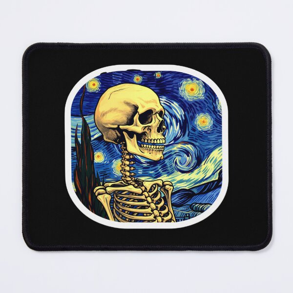 Item preview, Vincent Van Gogh - Retro skeleton designed and sold by Mateusz Majcherek.