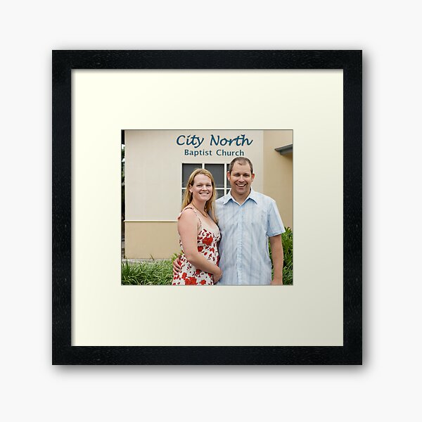 Dave and Kelly Framed Art Print