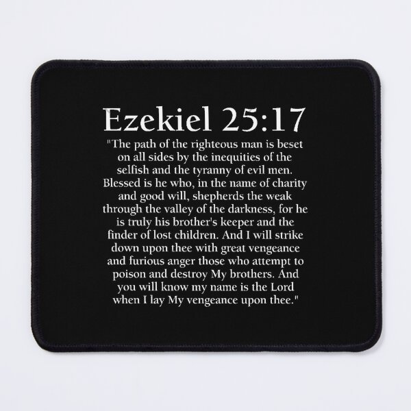Item preview, Ezekiel 2517 - Full Passage   	 designed and sold by dxcpunwn5.