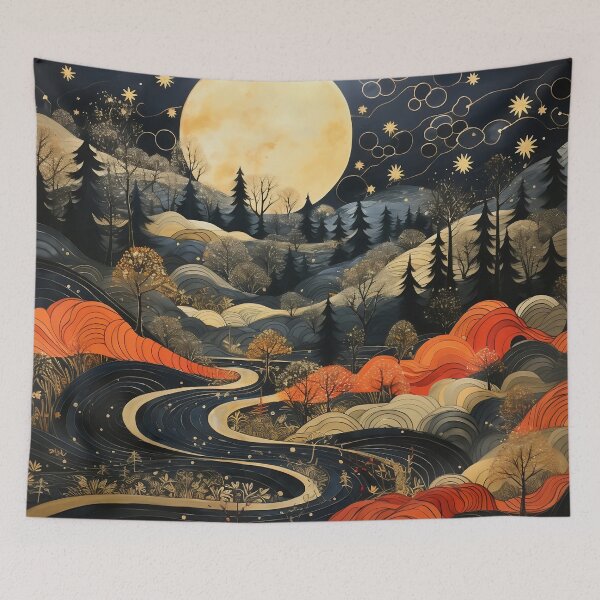Item preview, Abstract Mountain Sun XIII designed and sold by FinleyDel.