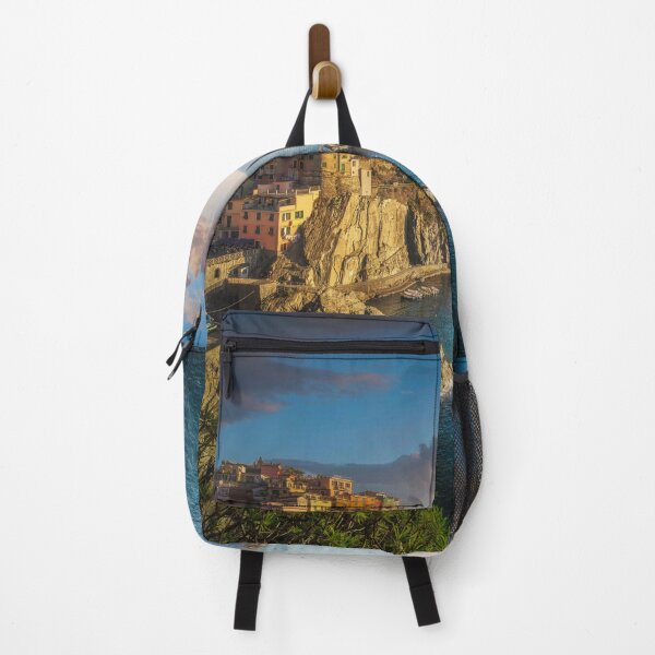 Item preview, Manarola fishing village on the rocks at sunset. Cinque Terre designed and sold by Stefano Orazzini.