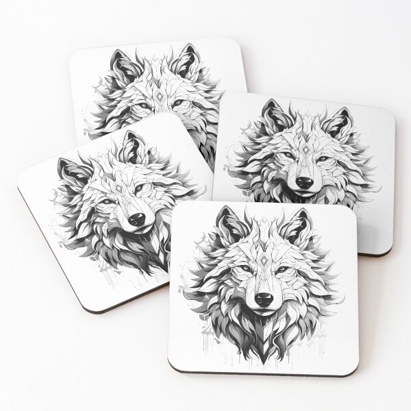 Item preview, White wolf designed and sold by HistHero.