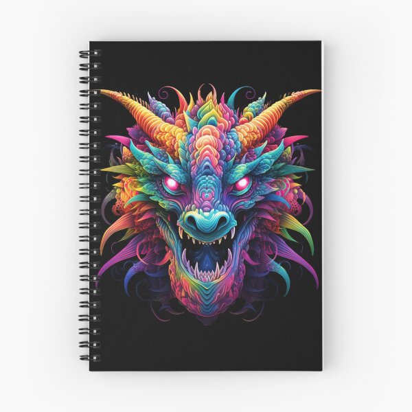 Item preview, Colorful and happy dragon head designed and sold by liana campbell.