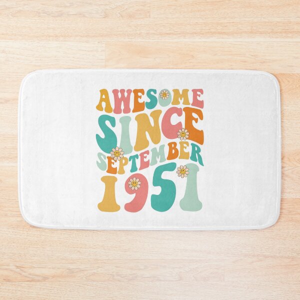 Item preview, Awesome Since September 1951 | Made In 1951 | Retro Groovy Birthday designed and sold by Christina-grich.