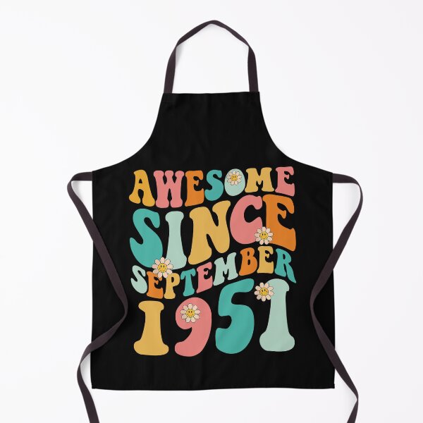 Item preview, Awesome Since September 1951 | Made In 1951 | Retro Groovy Birthday designed and sold by Christina-grich.