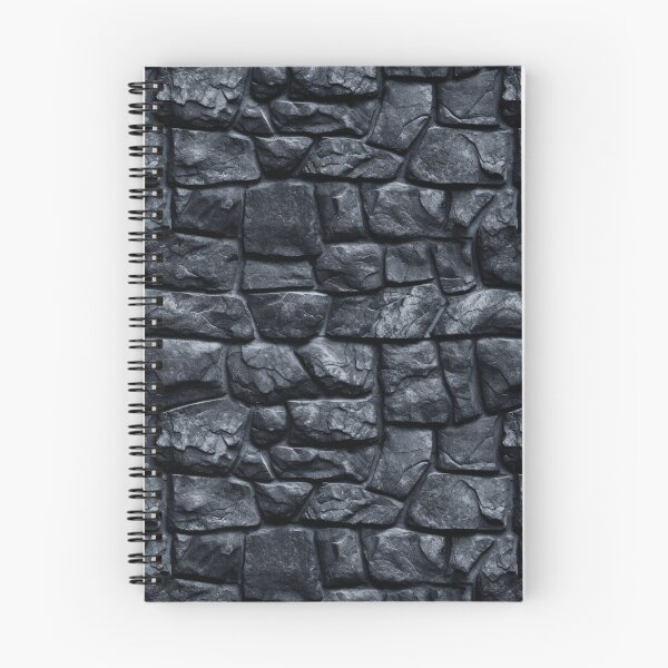 Item preview, Black Rocky Stone Cladding Pattern designed and sold by Sturdust.