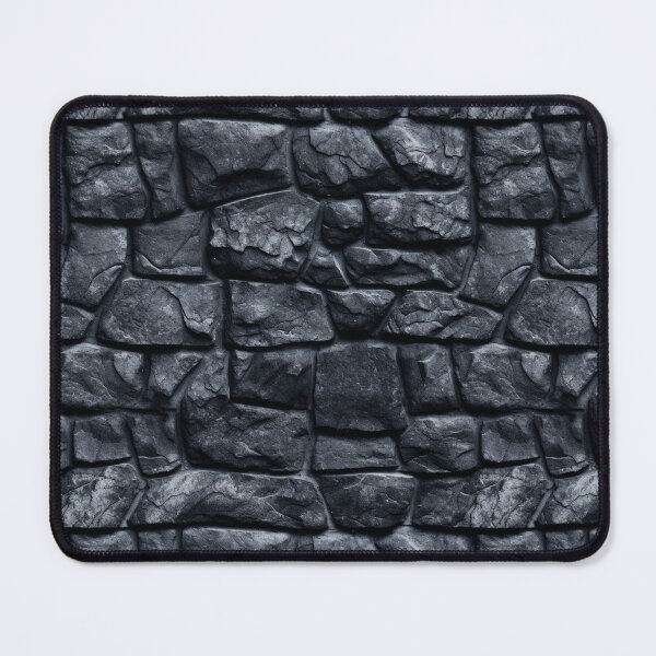 Item preview, Black Rocky Stone Cladding Pattern designed and sold by Sturdust.
