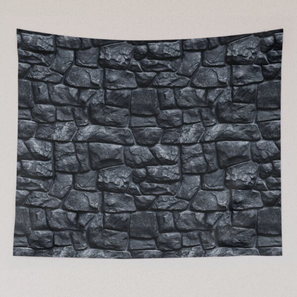 Item preview, Black Rocky Stone Cladding Pattern designed and sold by Sturdust.