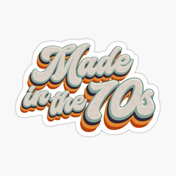 Artikel-Vorschau von Hergestellt im 70er-Jahre-Retro-Vintage-Look, neuartiges Design, designt und verkauft von MouseDeSigns.