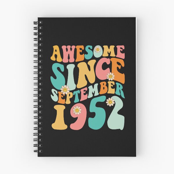 Item preview, Awesome Since September 1952 | Made In 1952 | Retro Groovy Birthday designed and sold by Christina-grich.