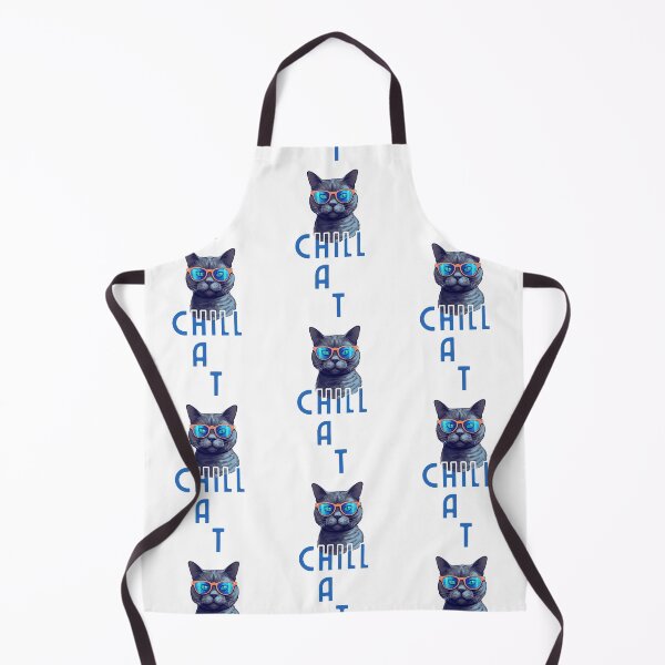 Item preview, chill cat designed and sold by shirt-de-sign.