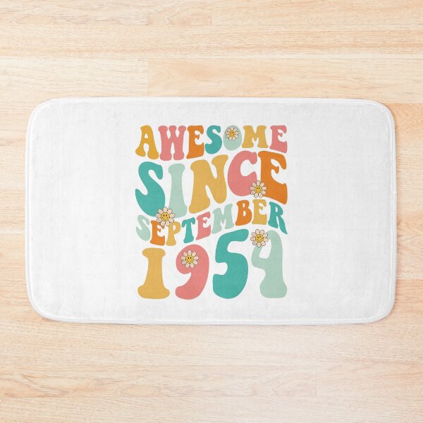 Item preview, Awesome Since September 1954 | Made In 1954 | Retro Groovy Birthday designed and sold by Christina-grich.