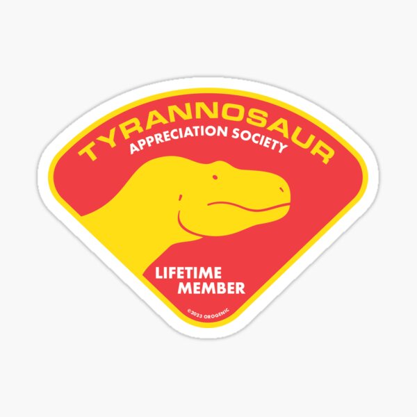Item preview, Tyrannosaur Appreciation Society designed and sold by David Orr.