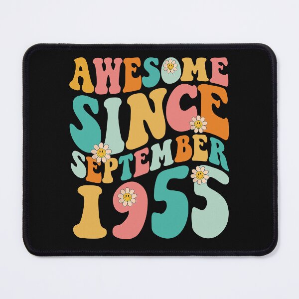 Item preview, Awesome Since September 1955 | Made In 1955 | Retro Groovy Birthday designed and sold by Christina-grich.