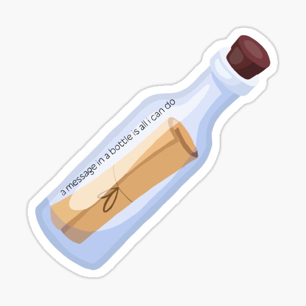 Message in a Bottle Taylor Swift Sticker – YellowDaisyBoutique