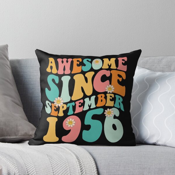 Item preview, Awesome Since September 1956 | Made In 1956 | Retro Groovy Birthday designed and sold by Christina-grich.