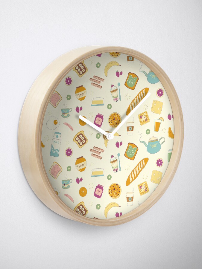 Alternate view of Who else loves breakfast? Clock