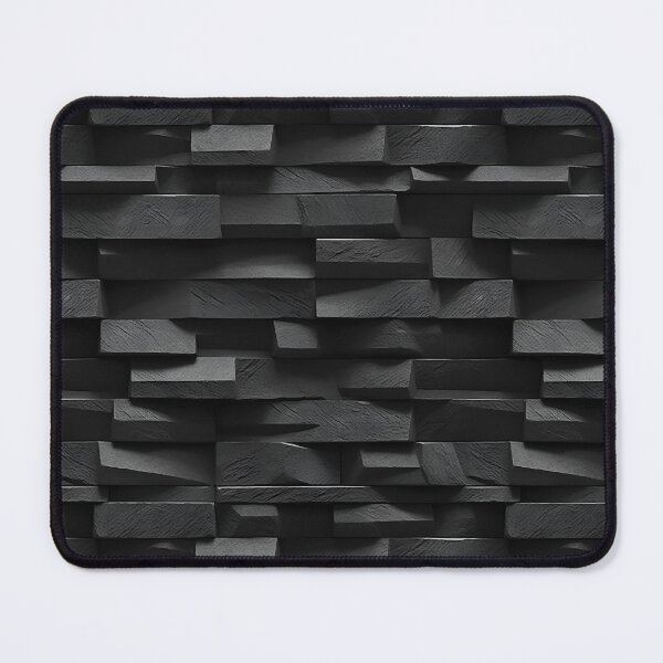 Item preview, Black Decorative Stacked Slabs Texture designed and sold by Sturdust.