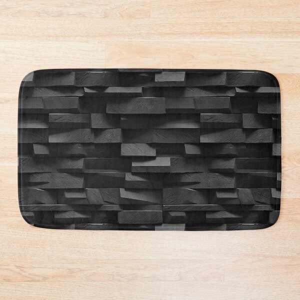 Item preview, Black Decorative Stacked Slabs Texture designed and sold by Sturdust.