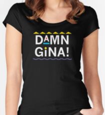 Damn Gina! Women's Fitted Scoop T-Shirt