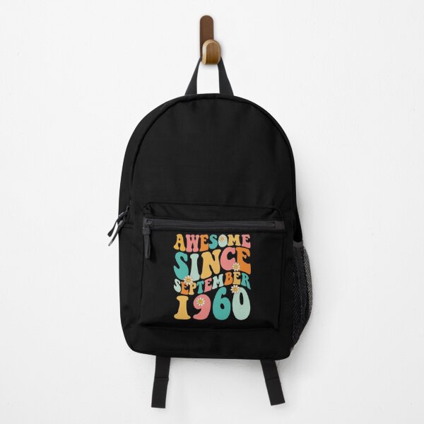 Item preview, Awesome Since September 1960 | Made In 1960 | Retro Groovy Birthday designed and sold by Christina-grich.