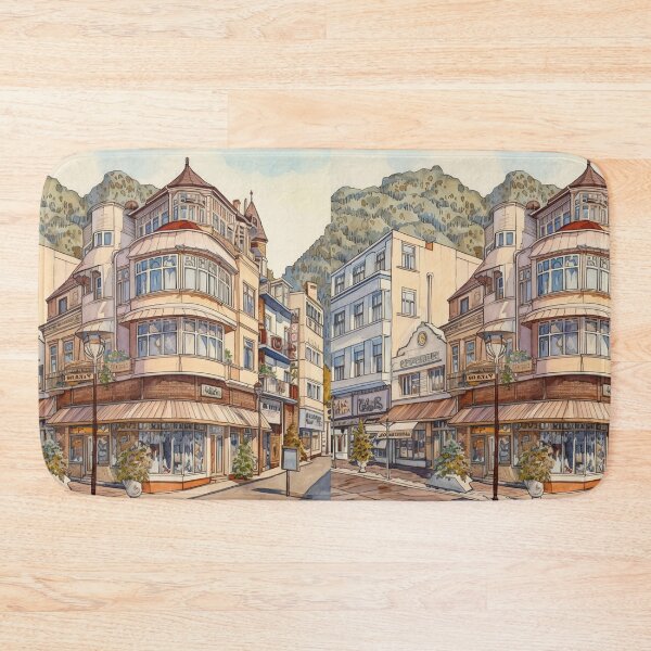 Item preview, Anchorage city drawing designed and sold by ComicsFactory.