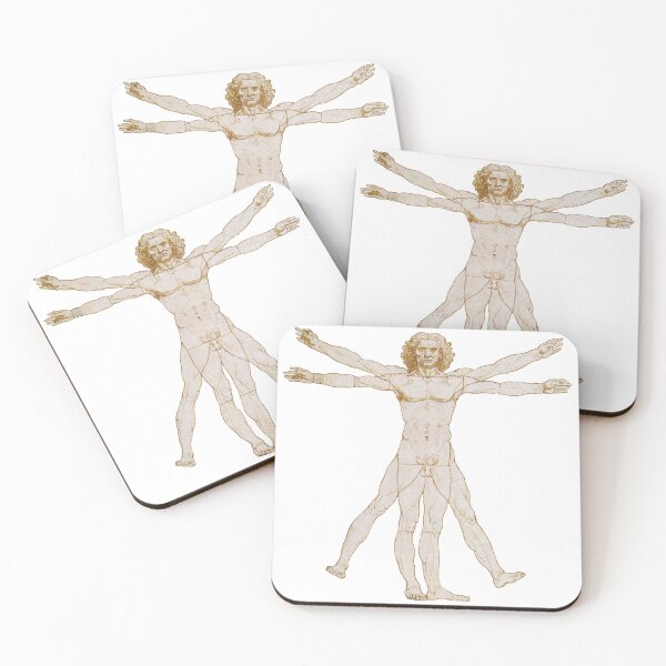 Item preview, leonardo da vinci the vitruvian man designed and sold by MarcoDesigner78.