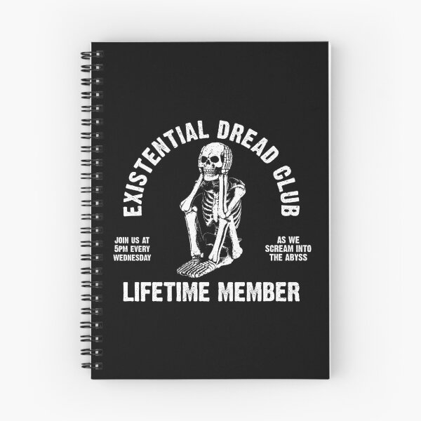 Item preview, Existential Dread Club Lifetime Member designed and sold by DamnGoodDesign.