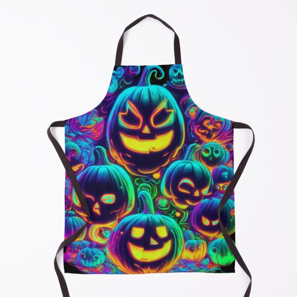 Item preview, "Vibrant Halloween Delight: Colorful Pumpkins Apparel - Trending, Fun, and Spooky!" designed and sold by Thehobbiehouse.