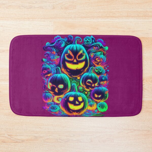 Item preview, "Vibrant Halloween Delight: Colorful Pumpkins Apparel - Trending, Fun, and Spooky!" designed and sold by Thehobbiehouse.