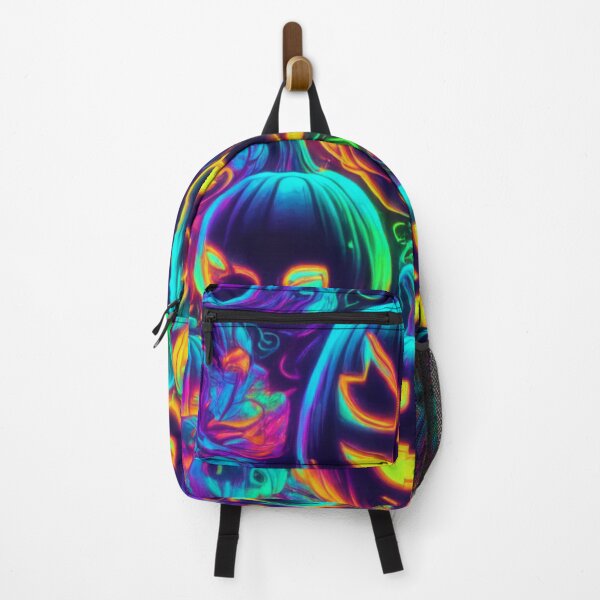 Item preview, "Vibrant Halloween Delight: Colorful Pumpkins Apparel - Trending, Fun, and Spooky!" designed and sold by Thehobbiehouse.