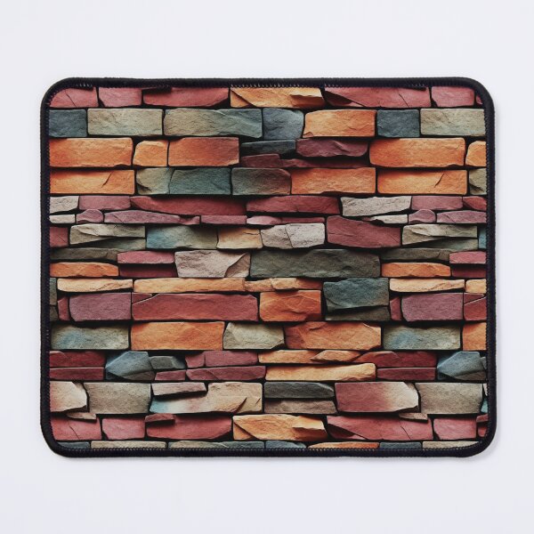 Item preview, Multicolored Weathered Brick Wall Pattern designed and sold by Sturdust.