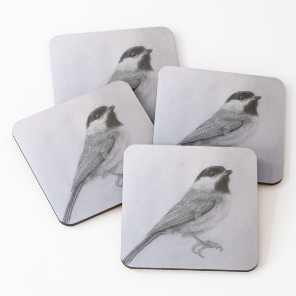 Item preview, Black-capper chickadee designed and sold by Connerbrownart.