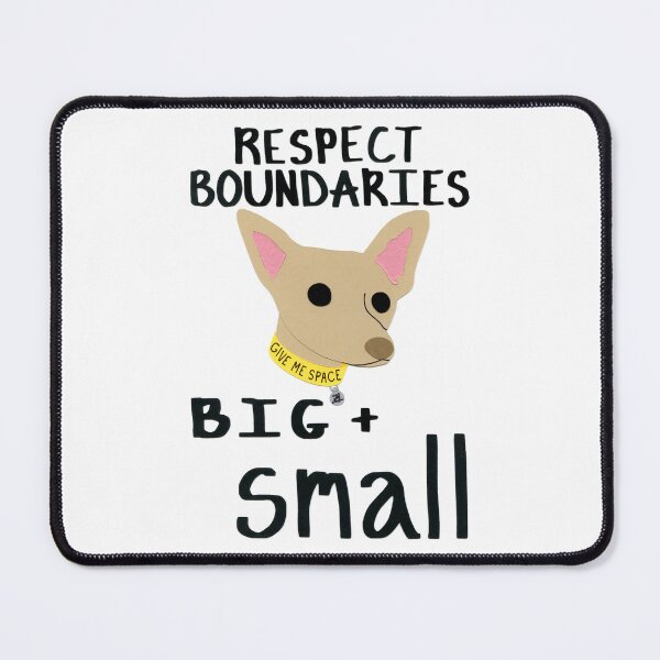 Item preview, respect boundaries - give me space designed and sold by zan doodles.