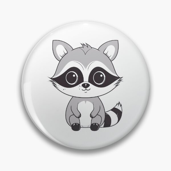 Item preview, cute raccoon, adorable desing designed and sold by robsonnjr.