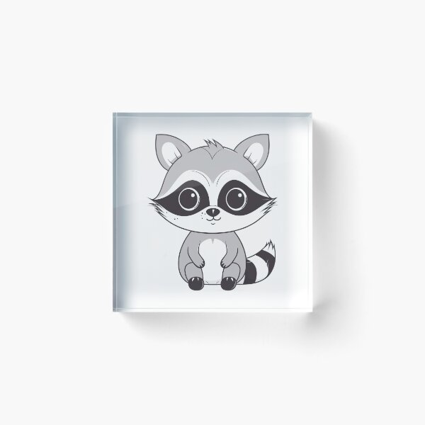Item preview, cute raccoon, adorable desing designed and sold by robsonnjr.