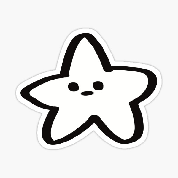 Doodle Star Sticker