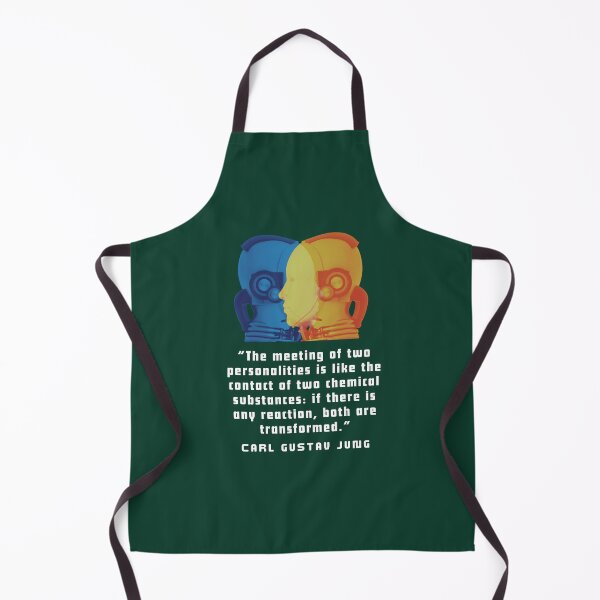Item preview, Robots with Carl Jung quote: The meeting of two personalities is like the contact of two chemical substances: designed and sold by artbleed.