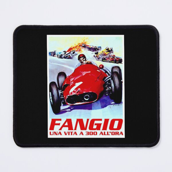 Item preview, FANGIO; Vintage Grand Prix Auto Racing Print designed and sold by dxcpunwn5.