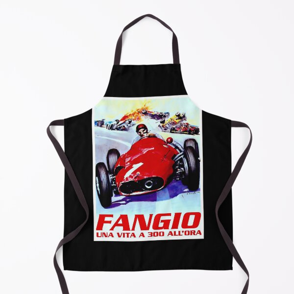 Item preview, FANGIO; Vintage Grand Prix Auto Racing Print designed and sold by dxcpunwn5.