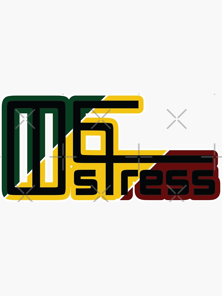 No stress' Sticker | Spreadshirt