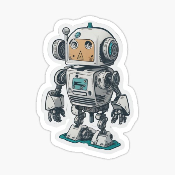 cartoon great job Robot AI collection | Sticker