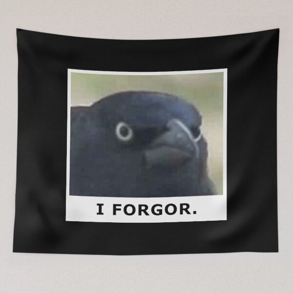 Item preview, I forgor crow designed and sold by Samultaneous.