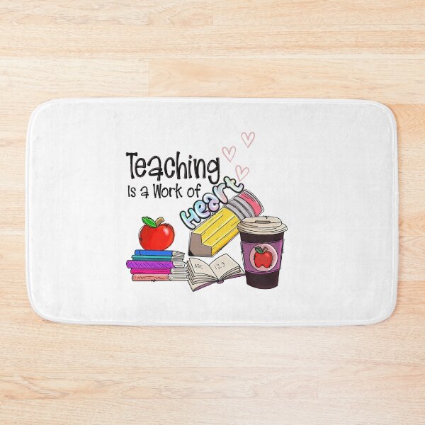 Item preview, Teaching Is A Work of Heart designed and sold by ShabbyBarn.