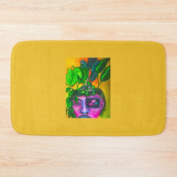 Item preview, Thinking About Plants - plant and mushroom cyborg head designed and sold by Anoushay.
