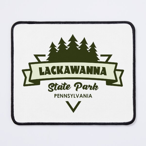 Item preview, Lackawanna State Park Pennsylvania Trees And Ribbon designed and sold by bivenart.