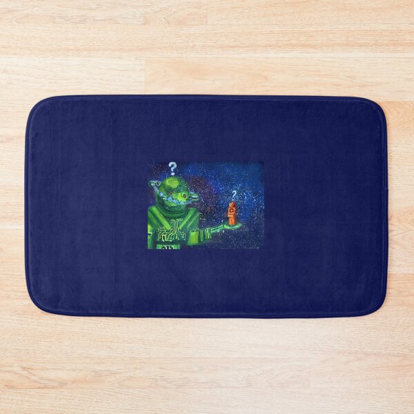 Item preview, Cyber Space, handpainted space robots designed and sold by Anoushay.